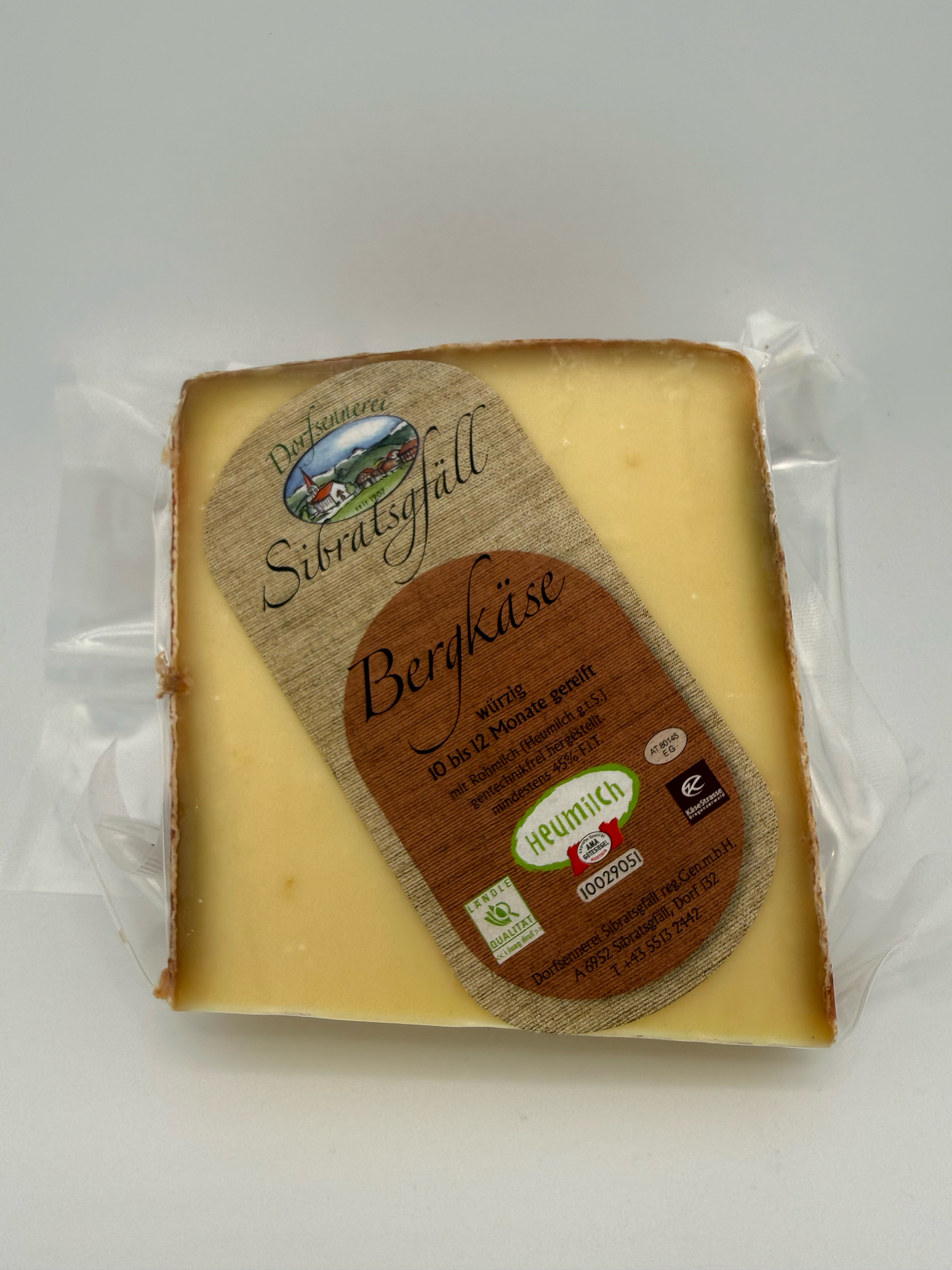 Bergkäse Sibratsgfäll